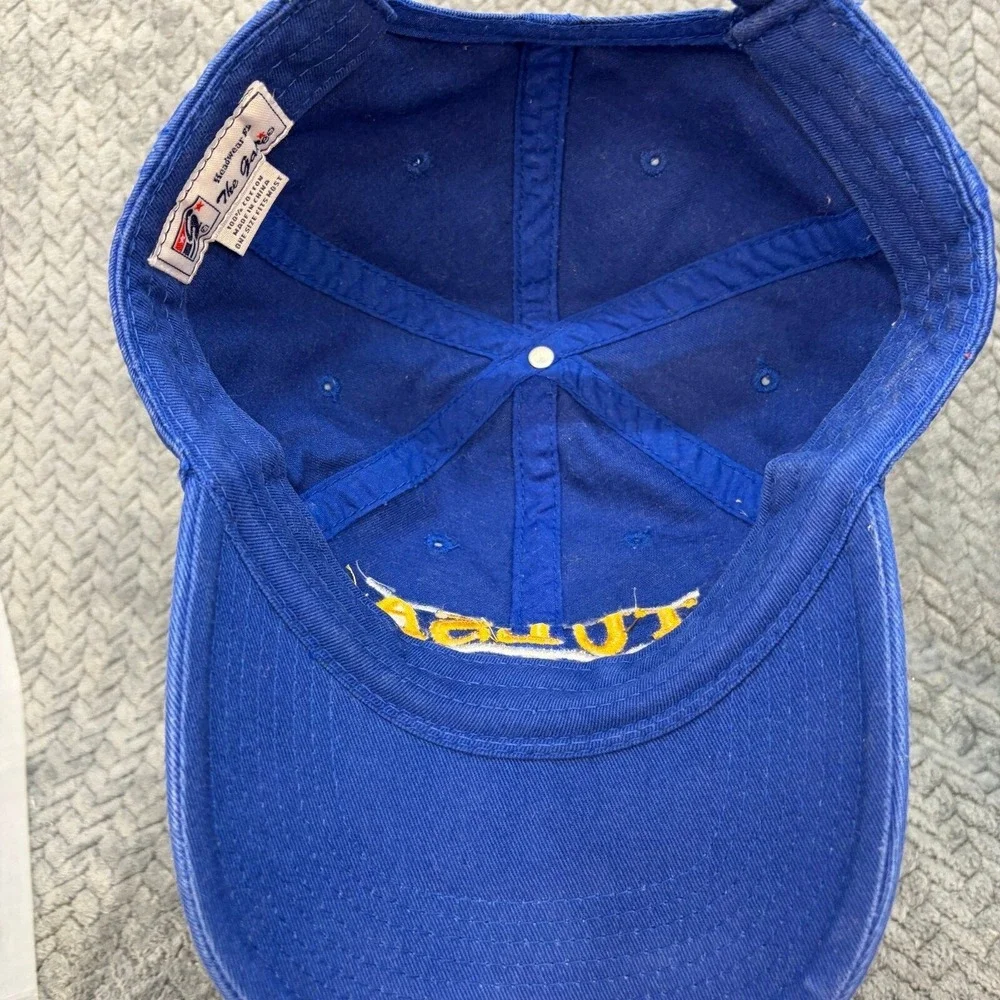 The Game Tulsa Golden Hurricane Hat Mens Blue Adjustable Strapback Cap 0872